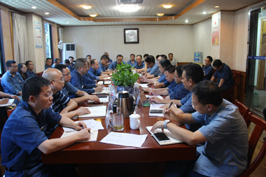 瀘天化股份公司黨委中心組傳達(dá)貫徹中共瀘州市委八屆五次全會精神