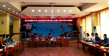 瀘天化股份公司工會學(xué)習(xí)貫徹四川省工會第十四次代表大會精神