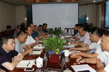 瀘州工投集團(tuán)公司總經(jīng)理潘建華一行來我公司開展業(yè)務(wù)交流