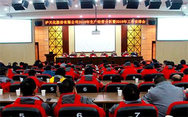 瀘天化股份公司召開(kāi)2018年生產(chǎn)經(jīng)營(yíng)分析暨2019年工作安排會(huì)