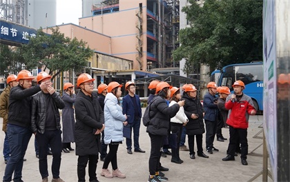 南充市應急管理局副調(diào)研員張春風一行來我公司考察