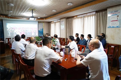 瀘天化股份公司領(lǐng)導(dǎo)收看慶祝中國共產(chǎn)黨成立100周年慶祝大會直播