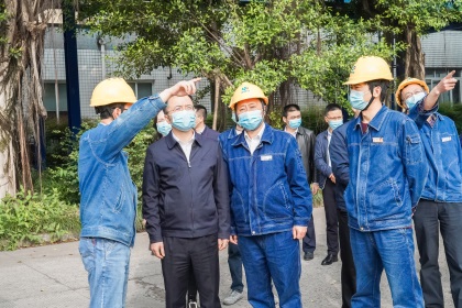 瀘州市委常委、紀(jì)委書(shū)記、監(jiān)委主任徐弟波帶隊(duì)來(lái)我公司調(diào)研