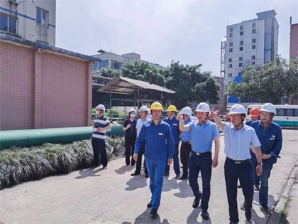 瀘天化集團公司黨委書記、董事長潘建華帶隊來我公司開展“五一”節(jié)前安全環(huán)保綜合督查