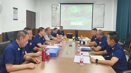 瀘州市消防救援支隊到瀘天化消防救護中心調研指導工作